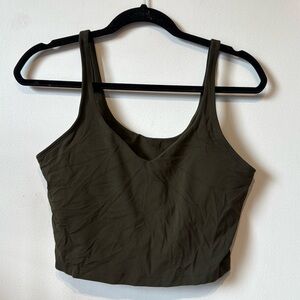 Lululemon align tank olive size 12